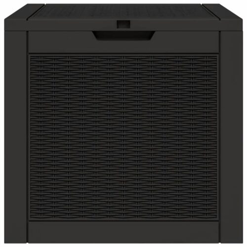 Garden Storage Box Black 55.5x43x53cm Polypropylene - Image 5