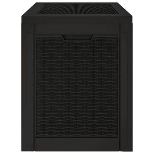 Garden Storage Box Black 55.5x43x53cm Polypropylene - Image 6
