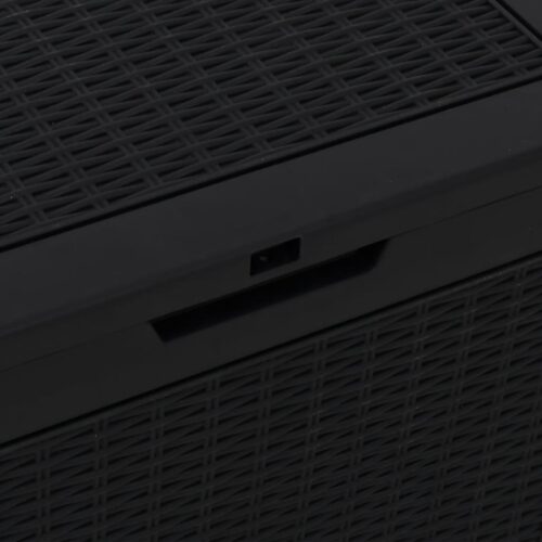 Garden Storage Box Black 55.5x43x53cm Polypropylene - Image 7