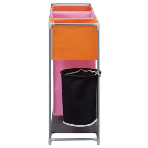 3-Section Laundry Sorter Hampers 2pcs with a Washing Bin - Image 5
