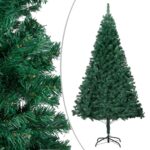 Artificial Christmas Tree with Thick Branches Green 210cm PVC
