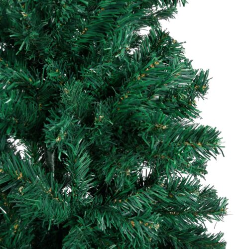 Artificial Christmas Tree with Thick Branches Green 210cm PVC - Image 4