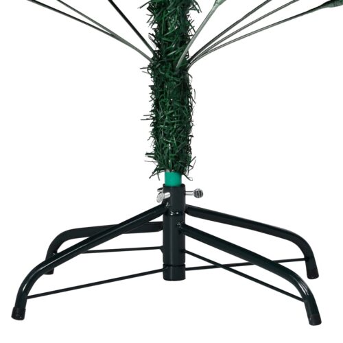 Artificial Christmas Tree with Thick Branches Green 210cm PVC - Image 5