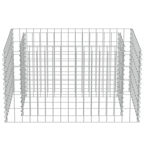 Gabion Raised Bed Galvanised Steel 90x50x50cm - Image 5