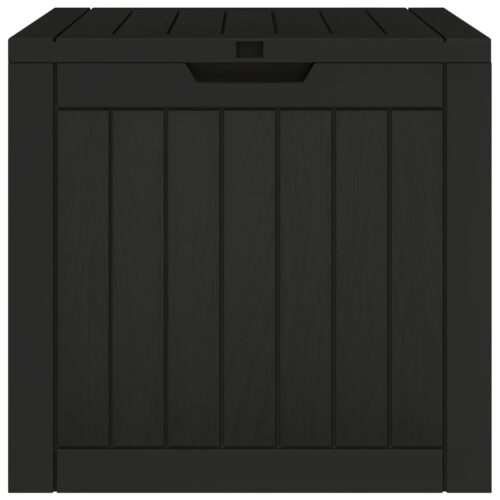Garden Storage Box Black 55.5x43x53cm Polypropylene - Image 4