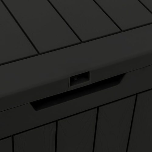 Garden Storage Box Black 55.5x43x53cm Polypropylene - Image 6