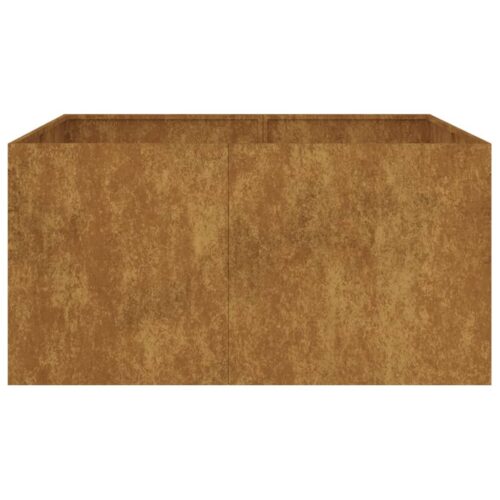 Planter 80x80x40cm Corten Steel - Image 4