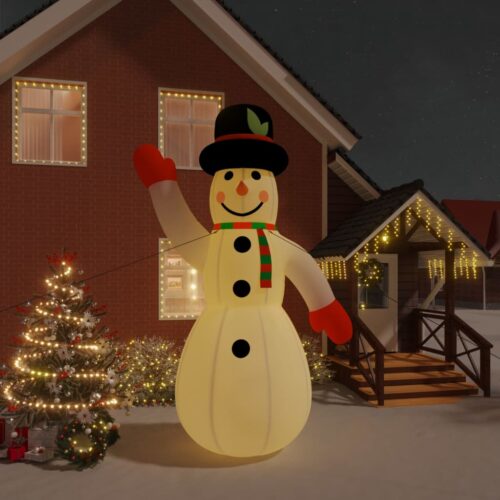 Christmas Inflatable Snowman with LEDs 455cm