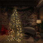 Christmas Cone Tree 160 LEDs Indoor Outdoor 78x120cm