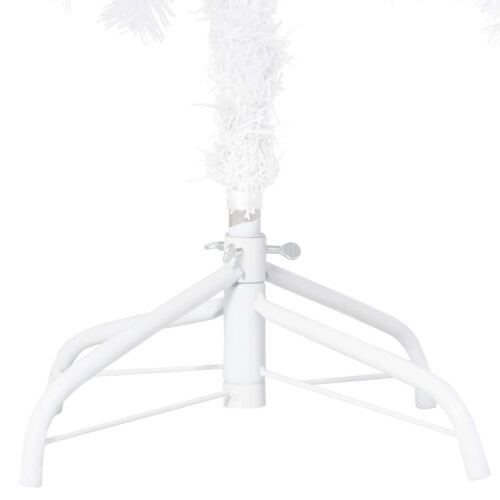 Artificial Christmas Tree with Thick Branches White 180cm PVC - Image 5