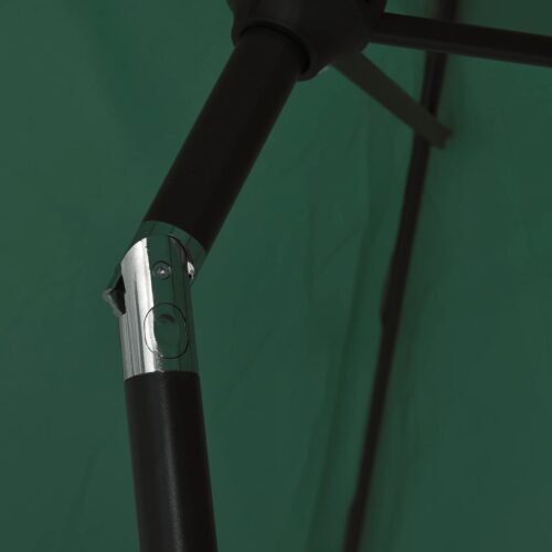 Parasol Green 3m Steel Pole - Image 6