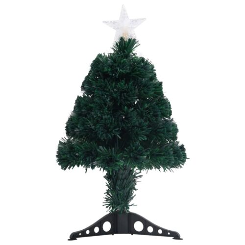 Pre-lit Christmas Tree with Stand 64cm Fibre Optic - Image 2