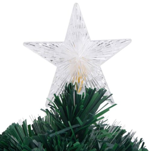 Pre-lit Christmas Tree with Stand 64cm Fibre Optic - Image 6