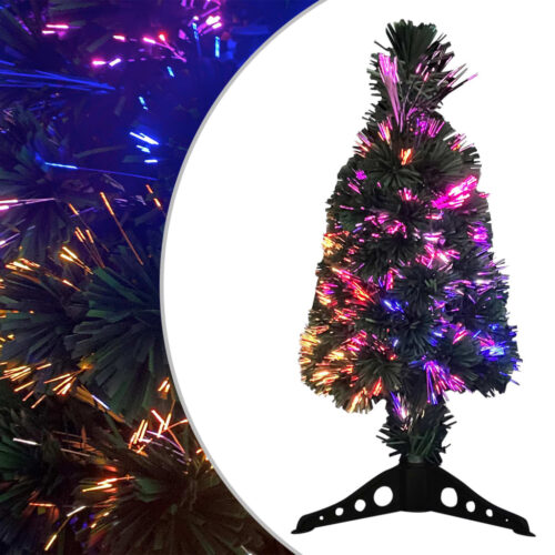 Artificial Slim Christmas Tree with Stand 64cm Fibre Optic