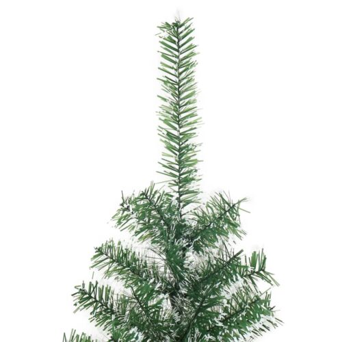 Artificial Christmas Tree with Flocked Snow Green 150cm - Image 3