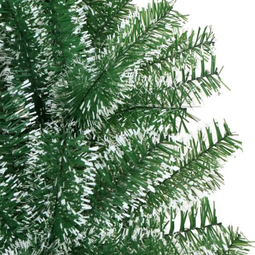 Artificial Christmas Tree with Flocked Snow Green 150cm - Image 4