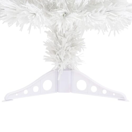 Artificial Pre-lit Christmas Tree White 64cm Fibre Optic - Image 9