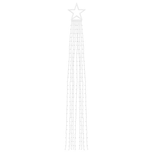 Christmas Tree Light 320 LEDs Cold White 375cm - Image 5