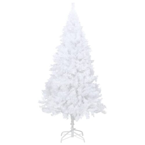 Artificial Christmas Tree with Thick Branches White 120cm PVC - Image 2