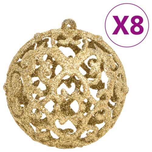 111-Piece Christmas Bauble Set Gold Polystyrene - Image 4