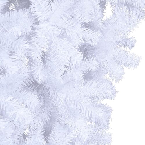 Upside-down Artificial Christmas Tree with Stand White 150cm - Image 3