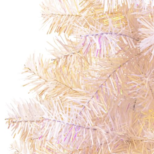 Artificial Christmas Tree with Iridescent Tips White 150cm PVC - Image 3