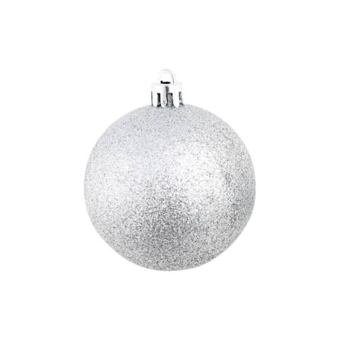 100-Piece Christmas Ball Set 3/4/6cm Silver - Image 5