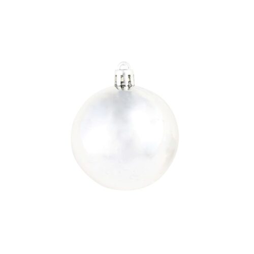 100-Piece Christmas Ball Set 3/4/6cm Silver - Image 7