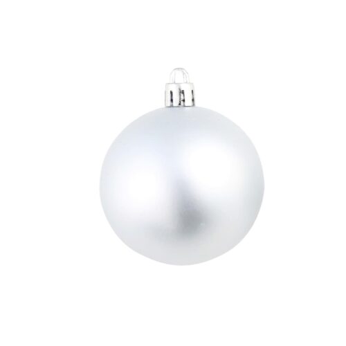 100-Piece Christmas Ball Set 3/4/6cm Silver - Image 9