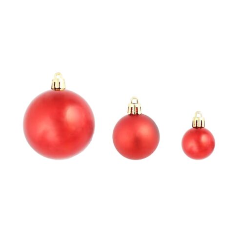 Christmas Balls 100pcs Red/Gold/Green - Image 3