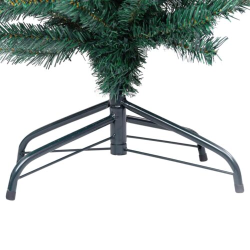 Slim Artificial Christmas Tree with Stand Green 150cm PVC - Image 5