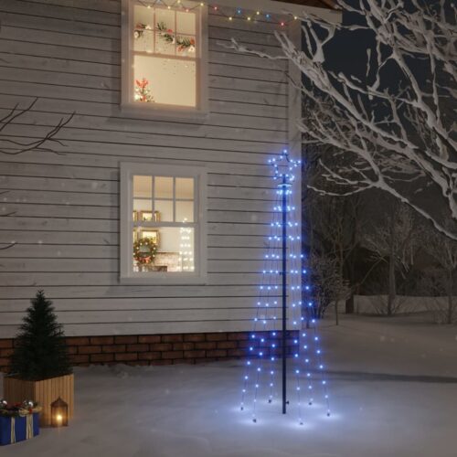 Christmas Tree with Spike Blue 108 LEDs 180cm