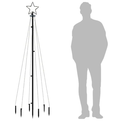 Christmas Tree with Spike Blue 108 LEDs 180cm - Image 9