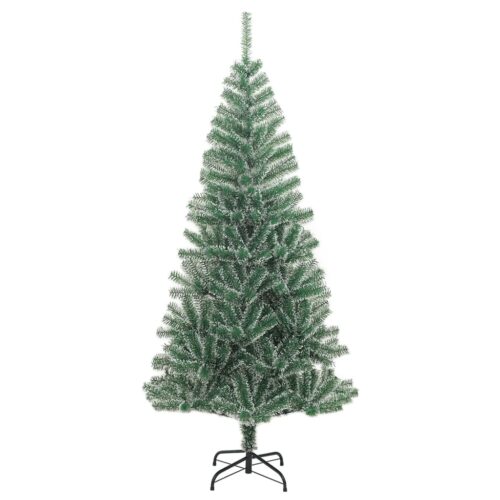Artificial Christmas Tree with Flocked Snow Green 180cm - Image 2