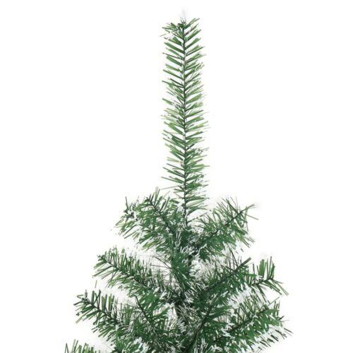 Artificial Christmas Tree with Flocked Snow Green 180cm - Image 3