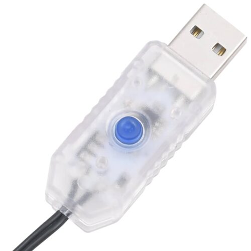 Light String with 400 LEDs 40m 8 Light Effects Warm White - Image 7