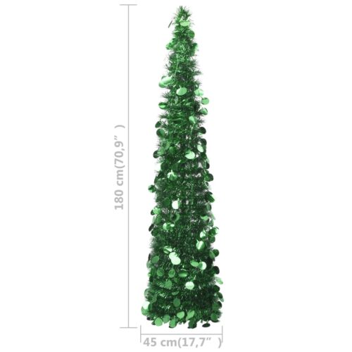 Pop-up Artificial Christmas Tree Green 180cm PET - Image 5