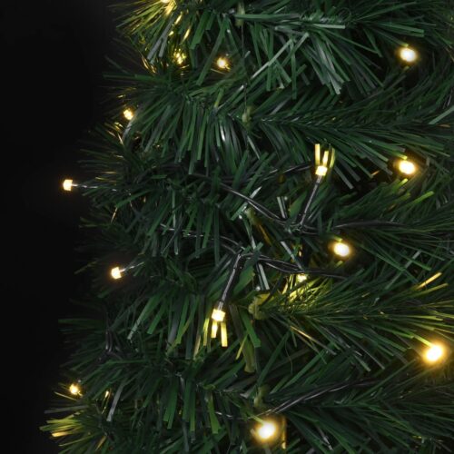Pop-up String Artificial Pre-lit Christmas Tree Green 180cm - Image 6