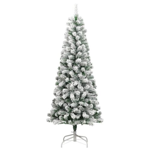 Artificial Hinged Christmas Tree with Flocked Snow 180cm - Image 2