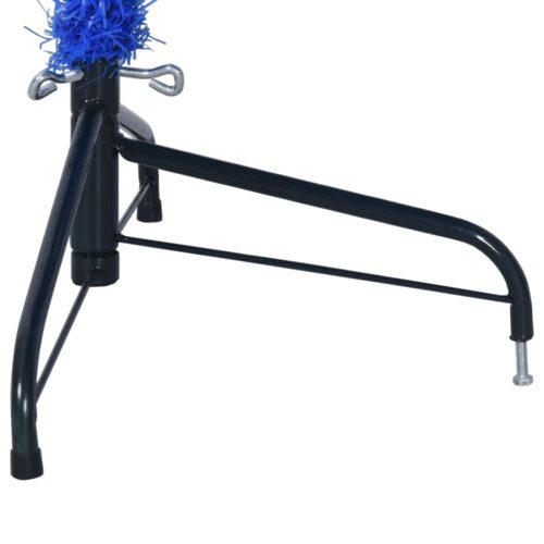 Artificial Half Christmas Tree with Stand Blue 240cm PVC - Image 7