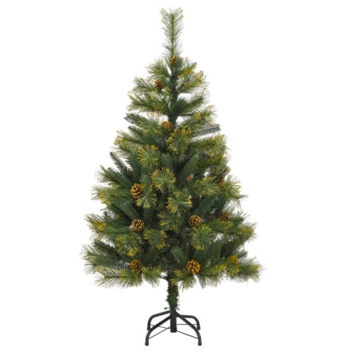Artificial Hinged Christmas Tree with Cones 120cm - Image 2