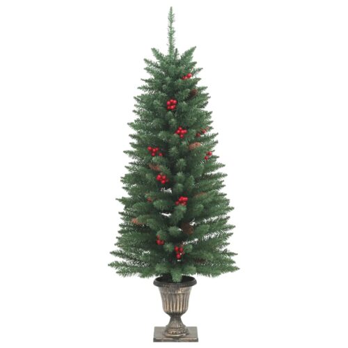 Artificial Christmas Trees 2pcs 100 LEDs Green 120cm - Image 4