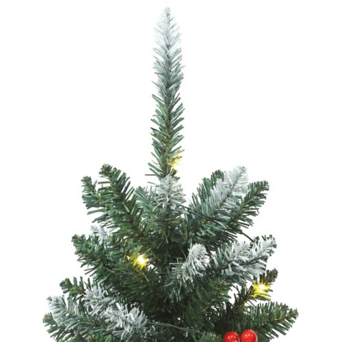 Artificial Christmas Trees 2pcs 100 LEDs Green White 120cm - Image 6