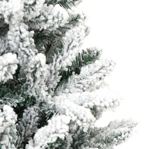 Artificial Hinged Christmas Tree with Flocked Snow 150cm - Image 6