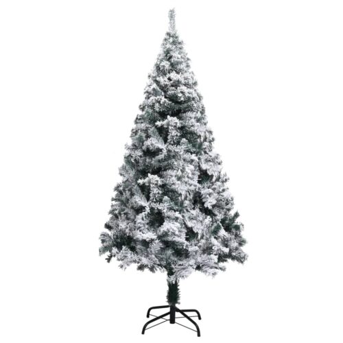 Artificial Christmas Tree with Flocked Snow Green 150m PVC - Image 2