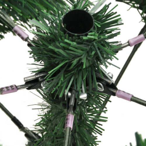 Artificial Hinged Christmas Tree with Cones Berries 150cm - Image 7