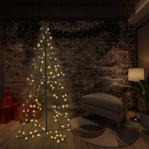 Christmas Cone Tree 240 LEDs Indoor Outdoor 115x150cm