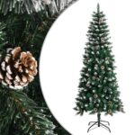 Artificial Christmas Tree with Stand Green 180cm PVC