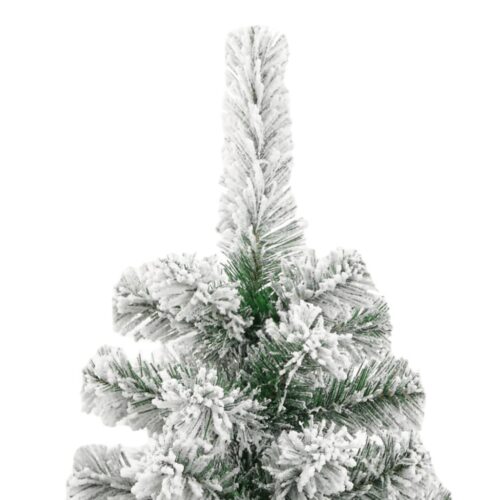 Artificial Hinged Christmas Tree with Flocked Snow 210cm - Image 4