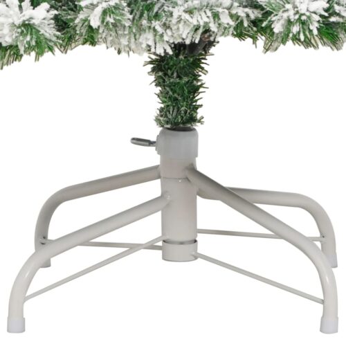 Artificial Hinged Christmas Tree with Flocked Snow 210cm - Image 6